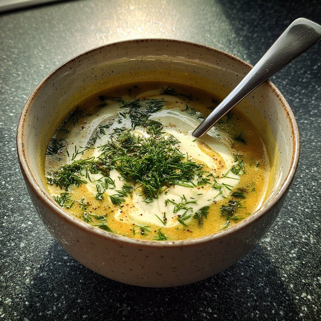 Linsensuppe mit Vanilleinfusion