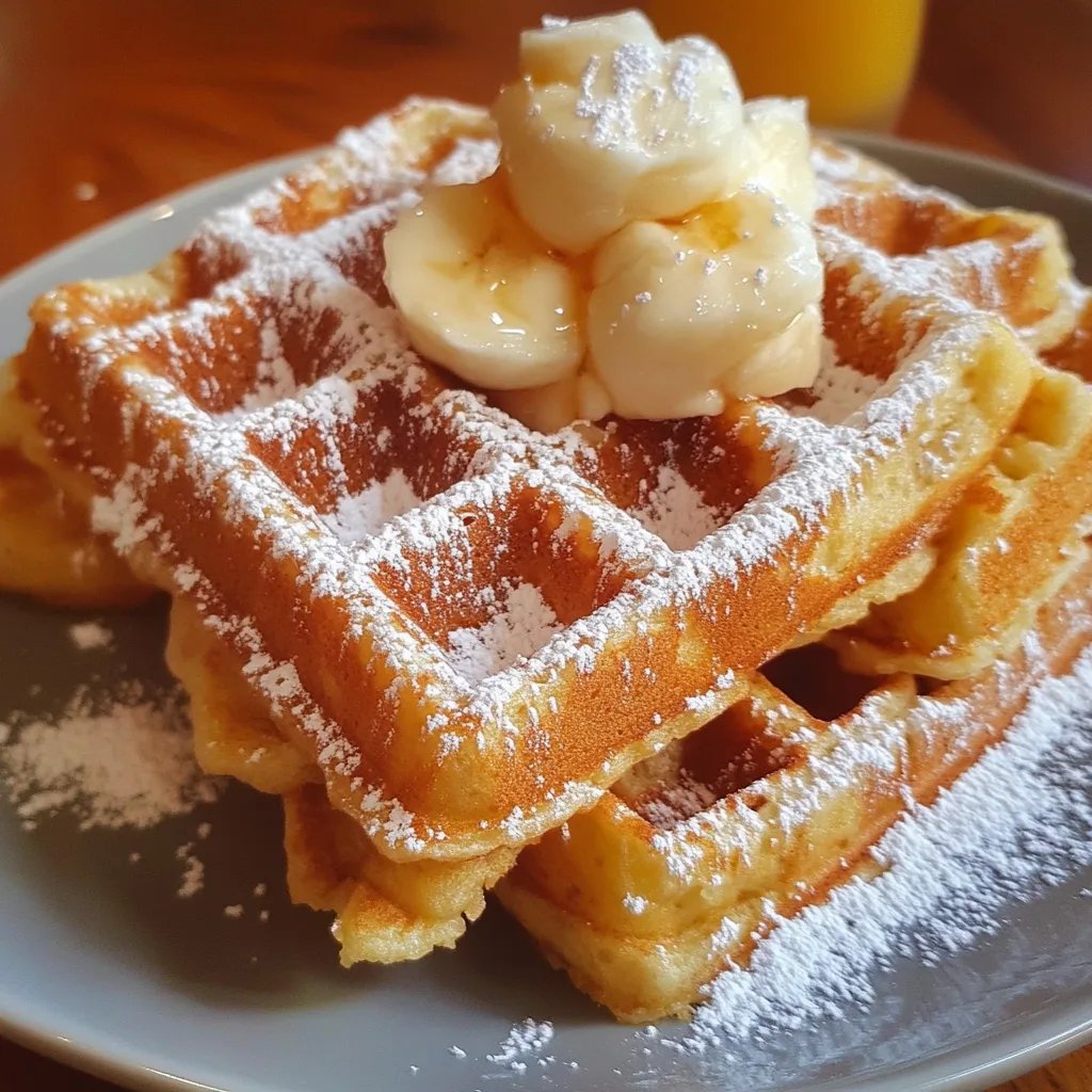 Bananenwaffeln