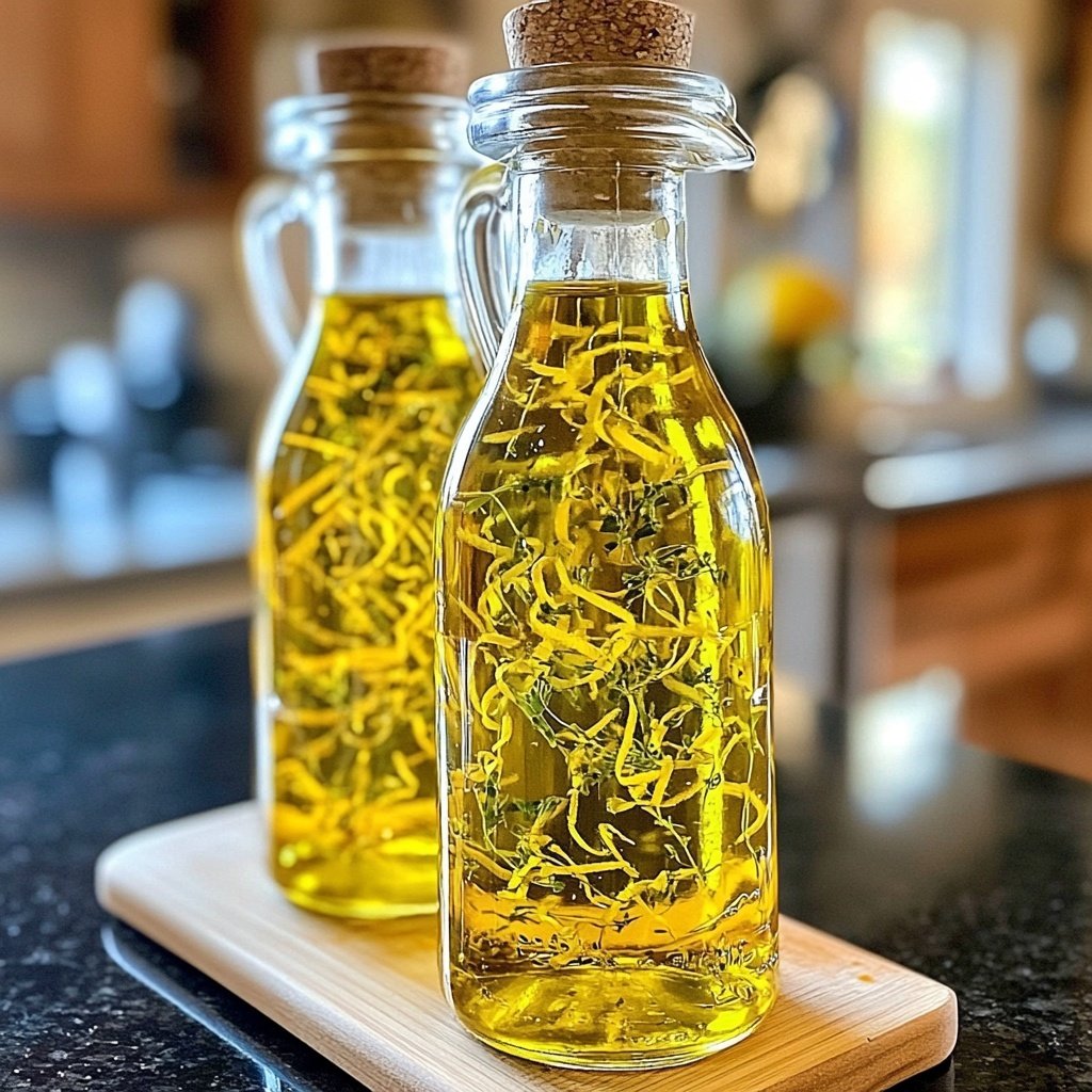 Meyer Zitronen Infusiertes Olivenöl