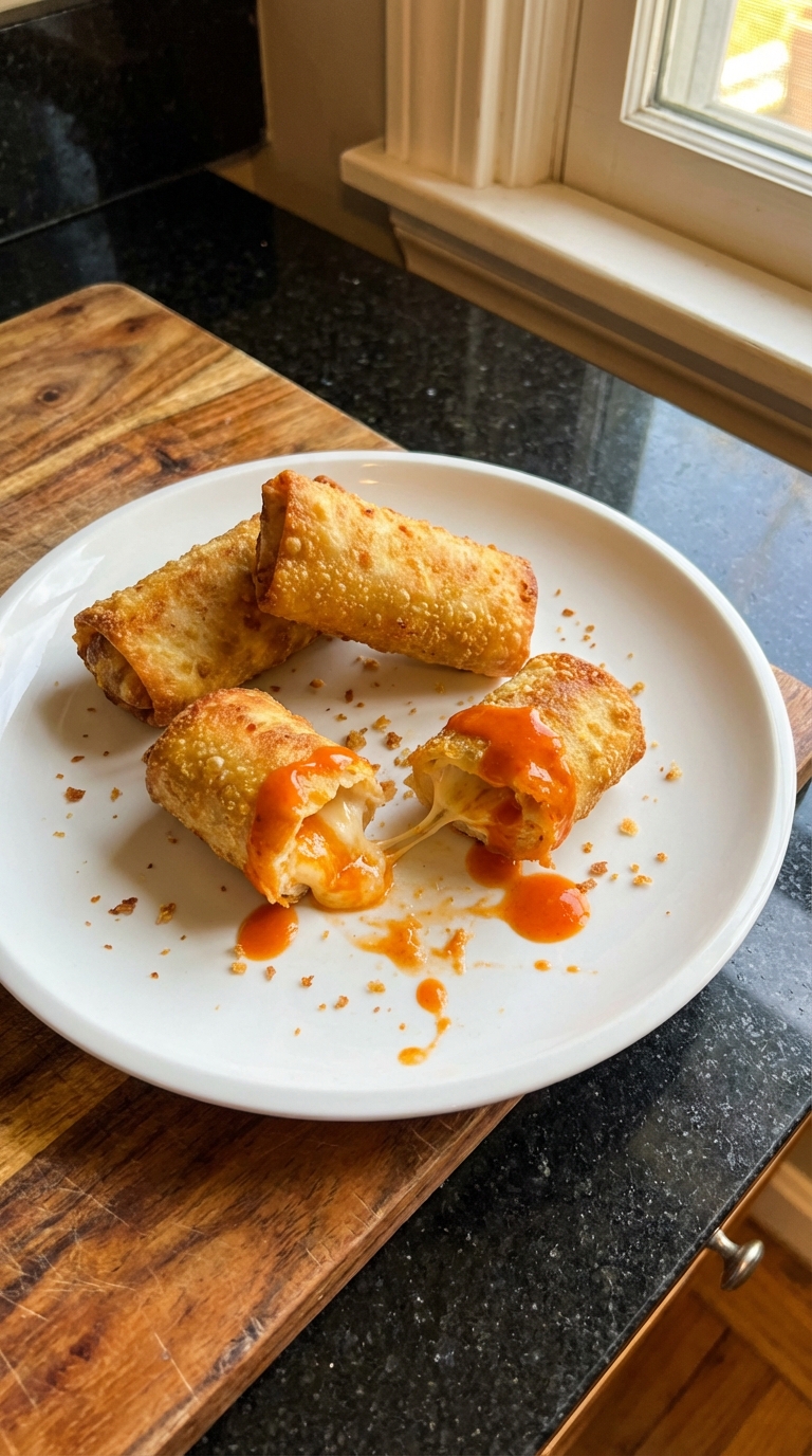 Buffalo Hähnchen Dip Frühlingsrollen​