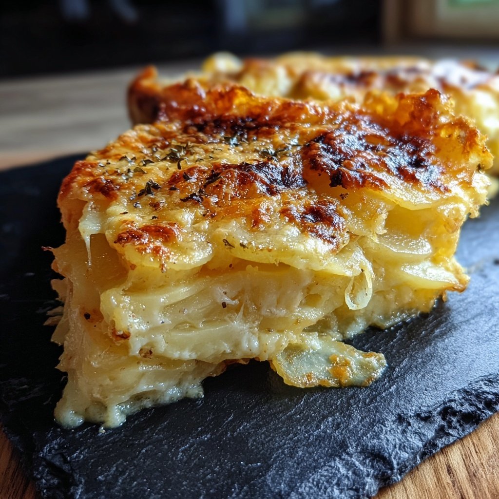 Kartoffeln Au Gratin mit Gruyère