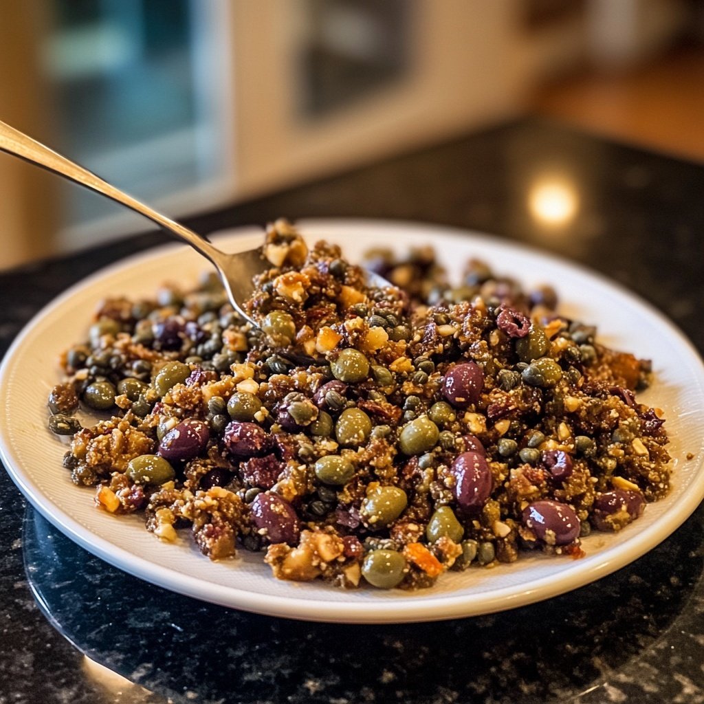 Olive Tapenade mediterraner Aufstrich