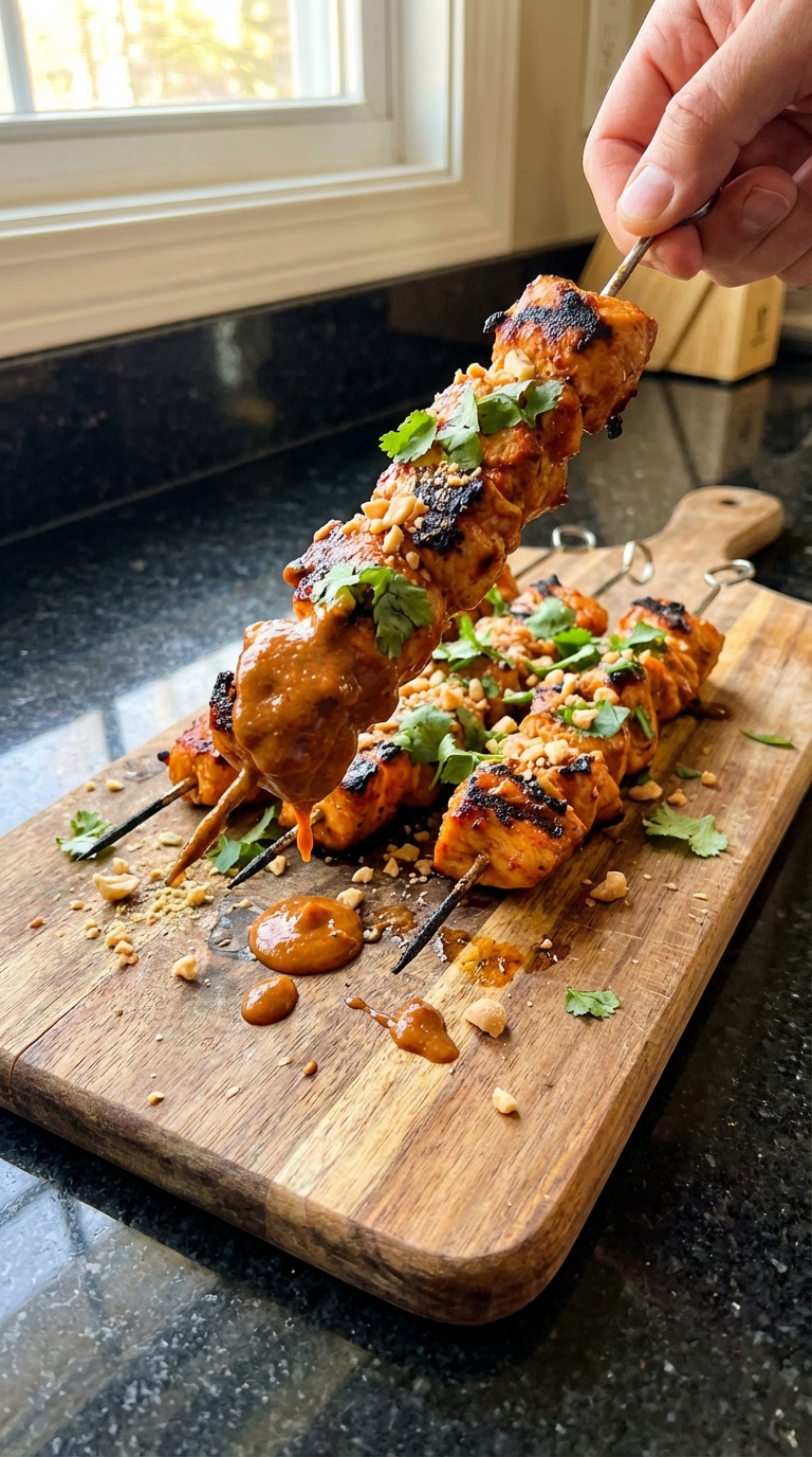 Satay Buffalo Hähnchen Spieße​