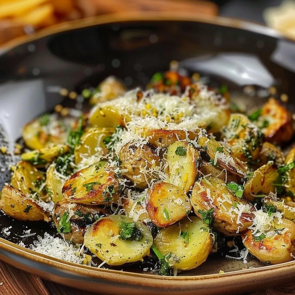 Gebratener Rosenkohl aus der Pfanne mit Parmesan