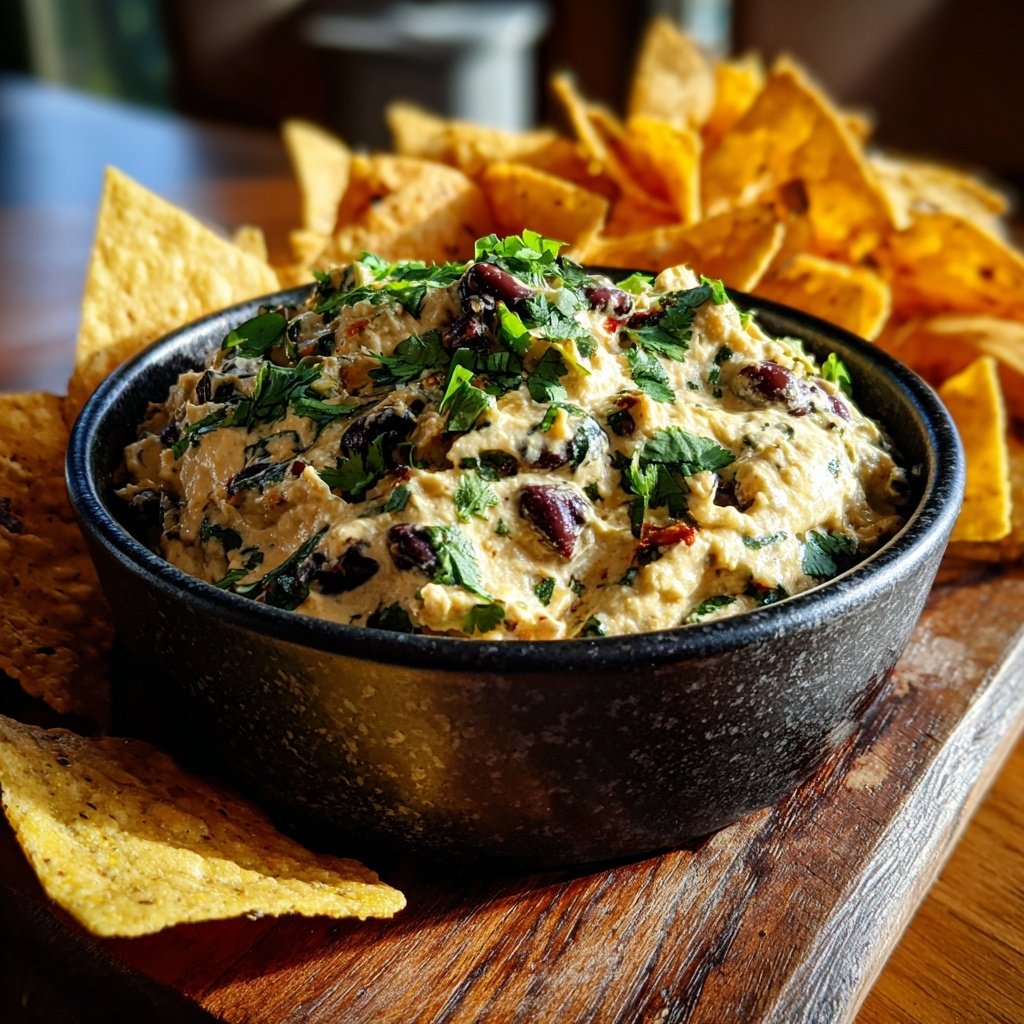 Fünf Minuten Bohnen Dip