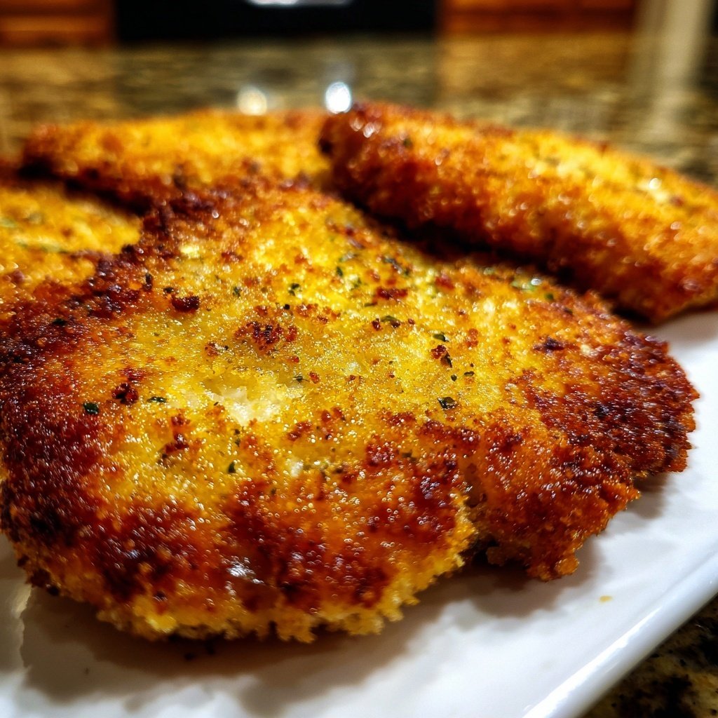 Crispy German Pork Schnitzel Delight