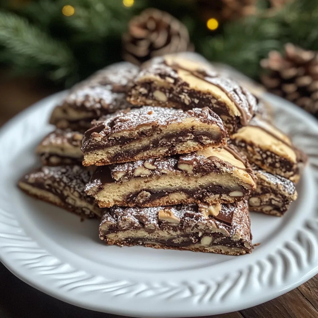 Baumstamm-Plätzchen