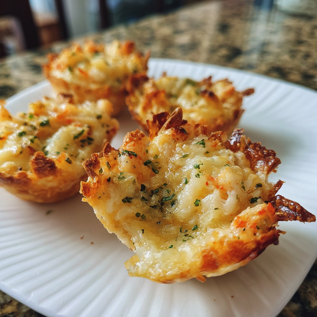 König Krabbe Appetizers Mini Torten