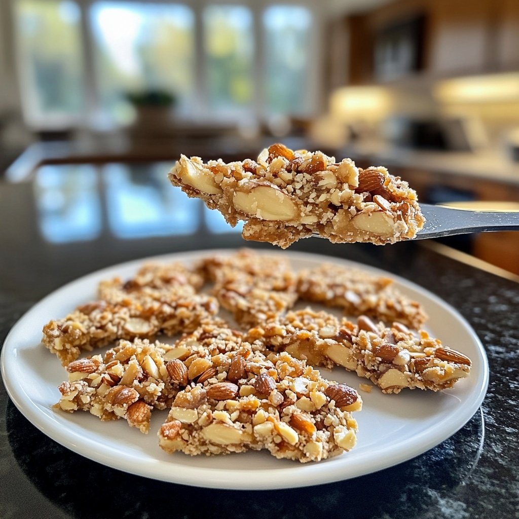 Gebrannte Mandel Pralinen mit Mandelmus