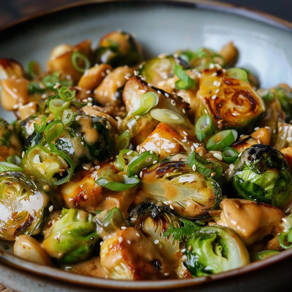 Cremige Rosenkohlpfanne