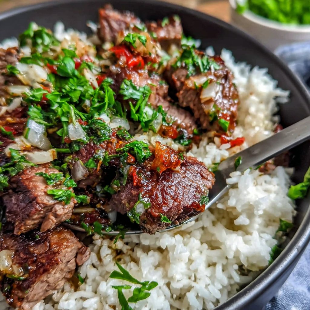 Steak Chimichurri Reis Bowl
