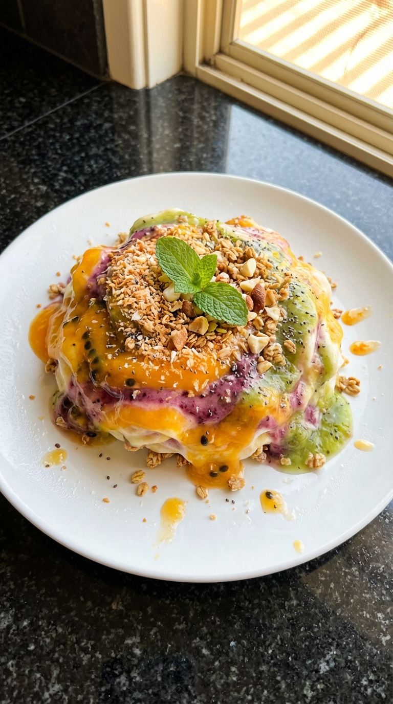 Exotischer Frozen Joghurt Mix​