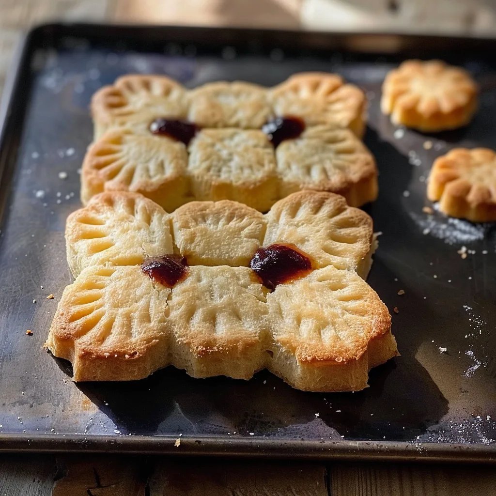 Marzipanblüten (Marzipan-Spritzgebäck)