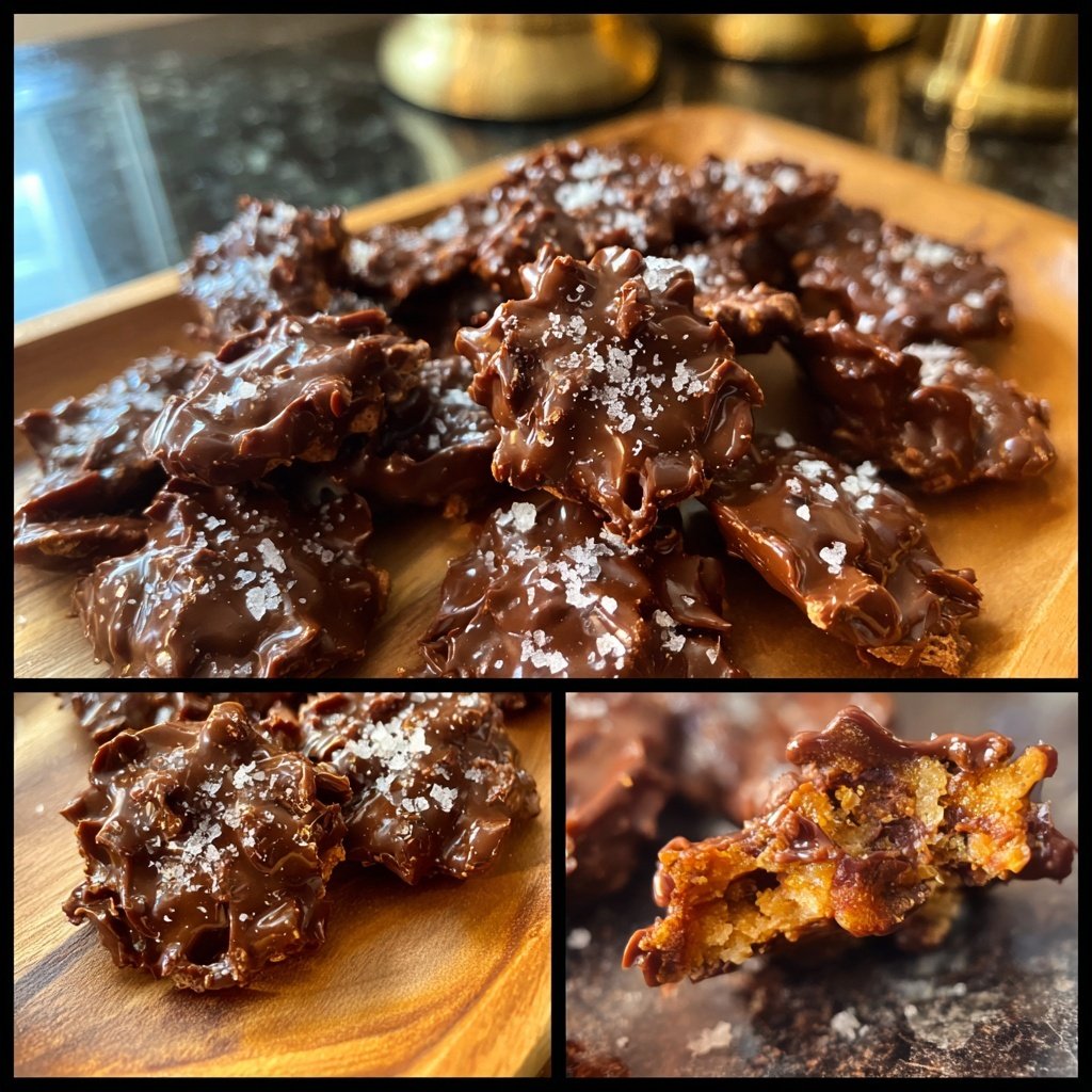 Knusprige Schoko-Gebrannte Mandeln