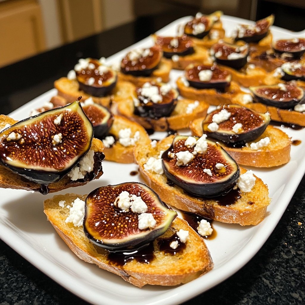 Balsamico-Ofenfeigen-Crostinis